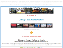 Tablet Screenshot of cottages-for-rent.com